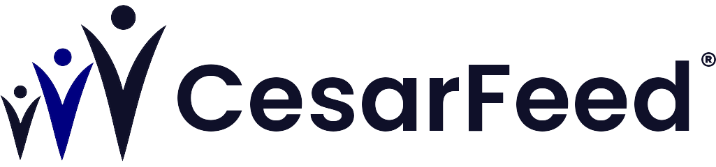 CesarFeed official logo.